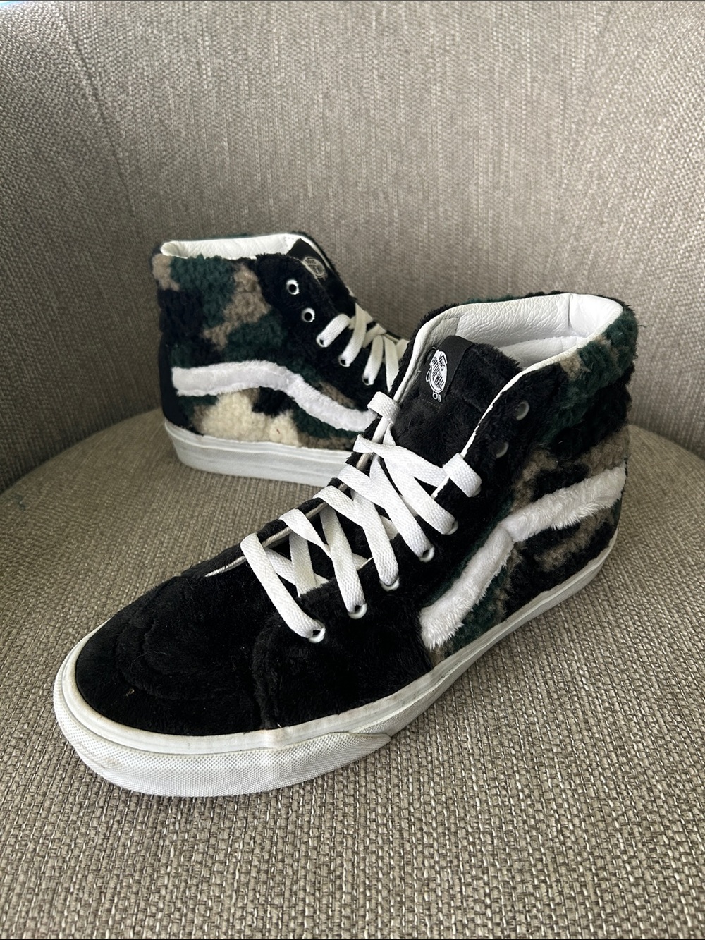Vans Sk8-Hi Sherpa "Camo" Edition Sneakers